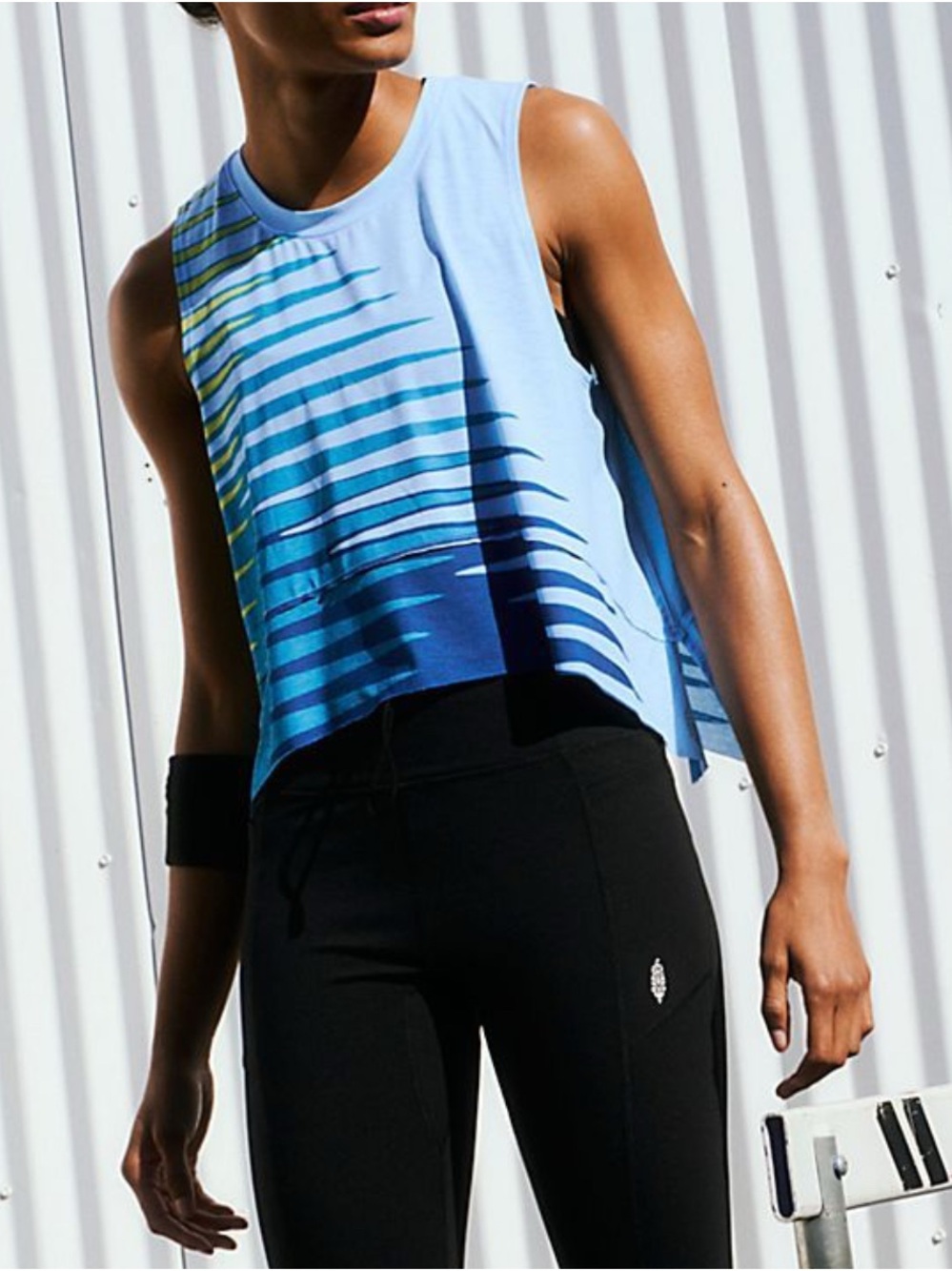 FP Movement Tempo Printed Tank Top Size Large RT $40